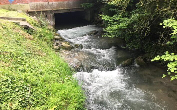 Enrochement rivière Airaines - Crédits photos : SMVA