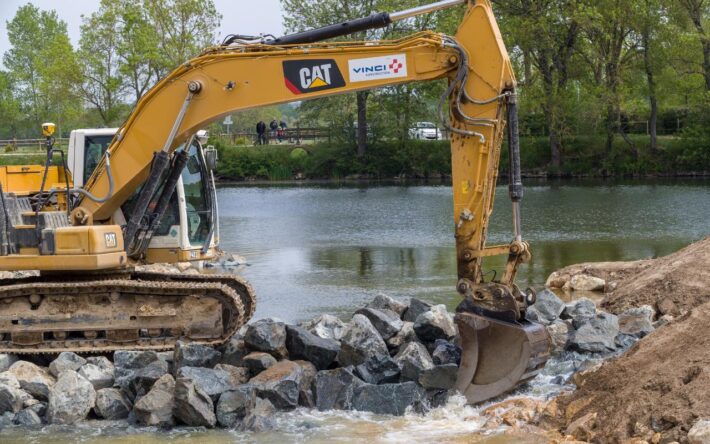 Travaux dans le village de Savonnières - Crédits photos : NEC