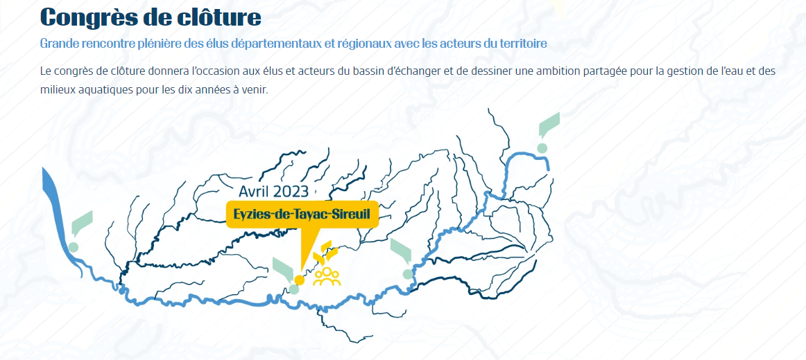 Congrès de clôture de la 3ème édition des Etats généraux du Bassin de la Dordogne