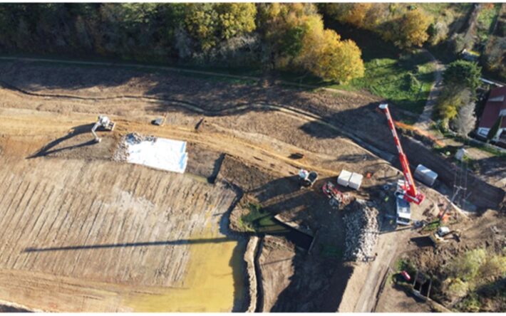 Travaux sur le Vernisson - Crédits photo : EPAGE Bassin du Loing