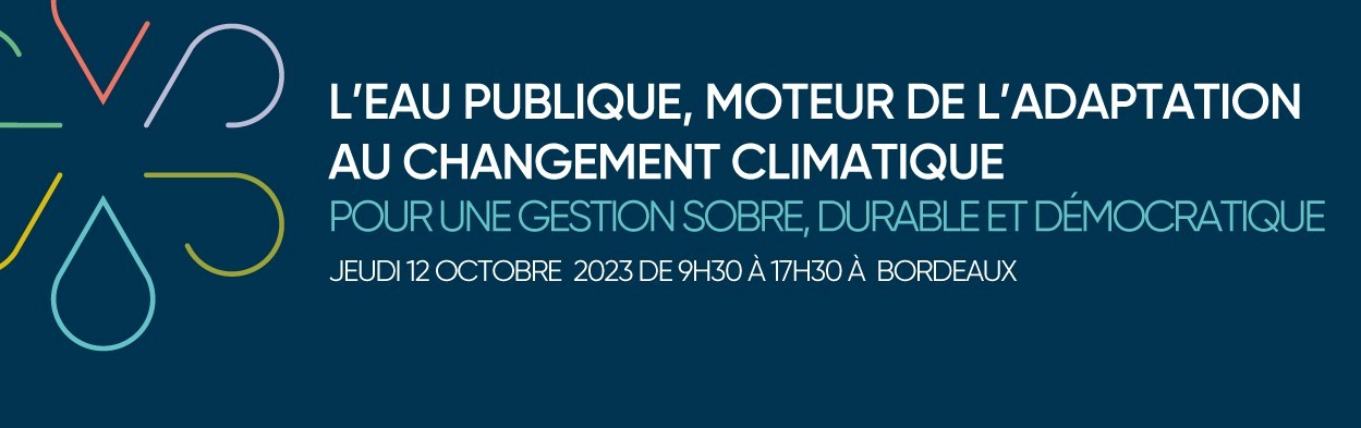 La 3ème rencontre nationale de l’eau publique