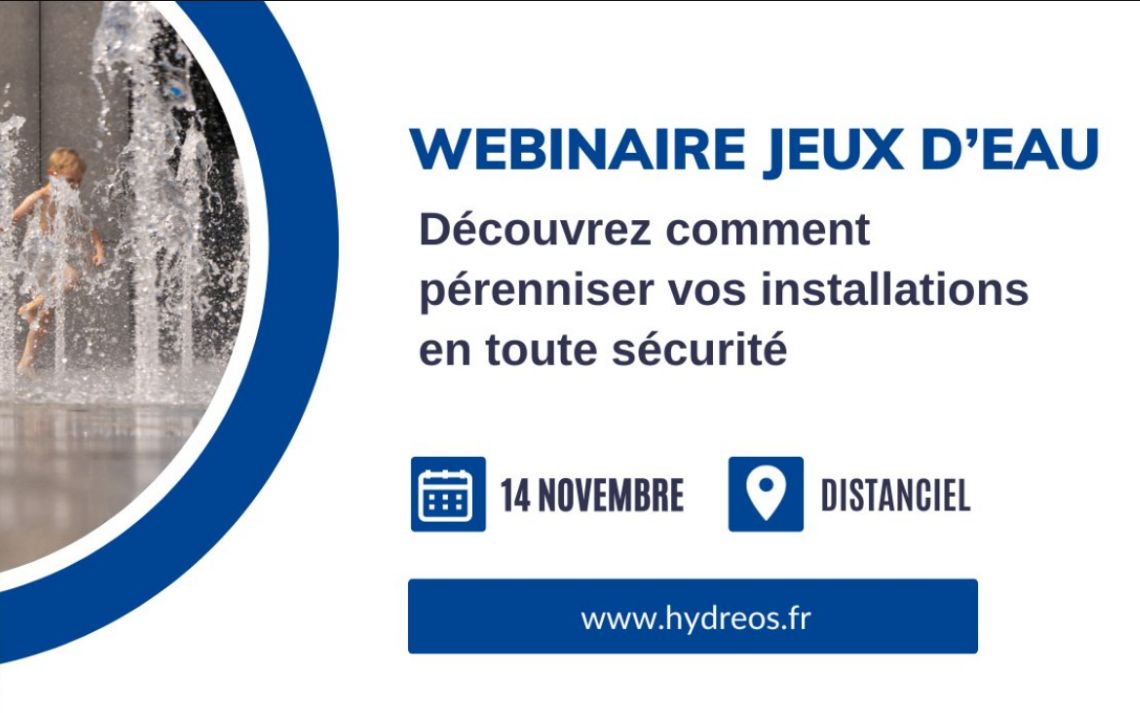 Webinaire Jeux d'eau, rafraîchissement, aménagement et cadre de vie