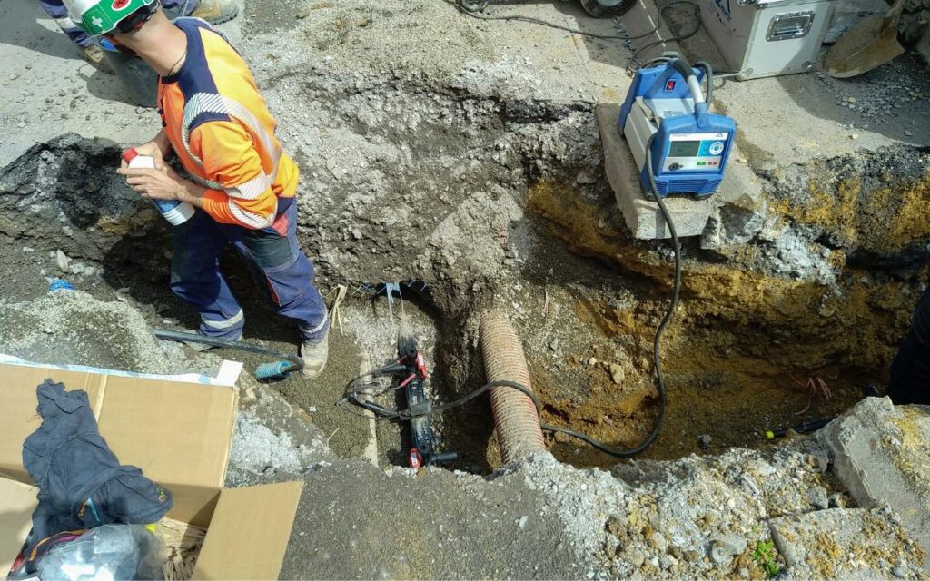 A Ham-sur-Meuse (08), des canalisations en polyéthylène soudées pour assurer la pérennité du réseau d'eau potable