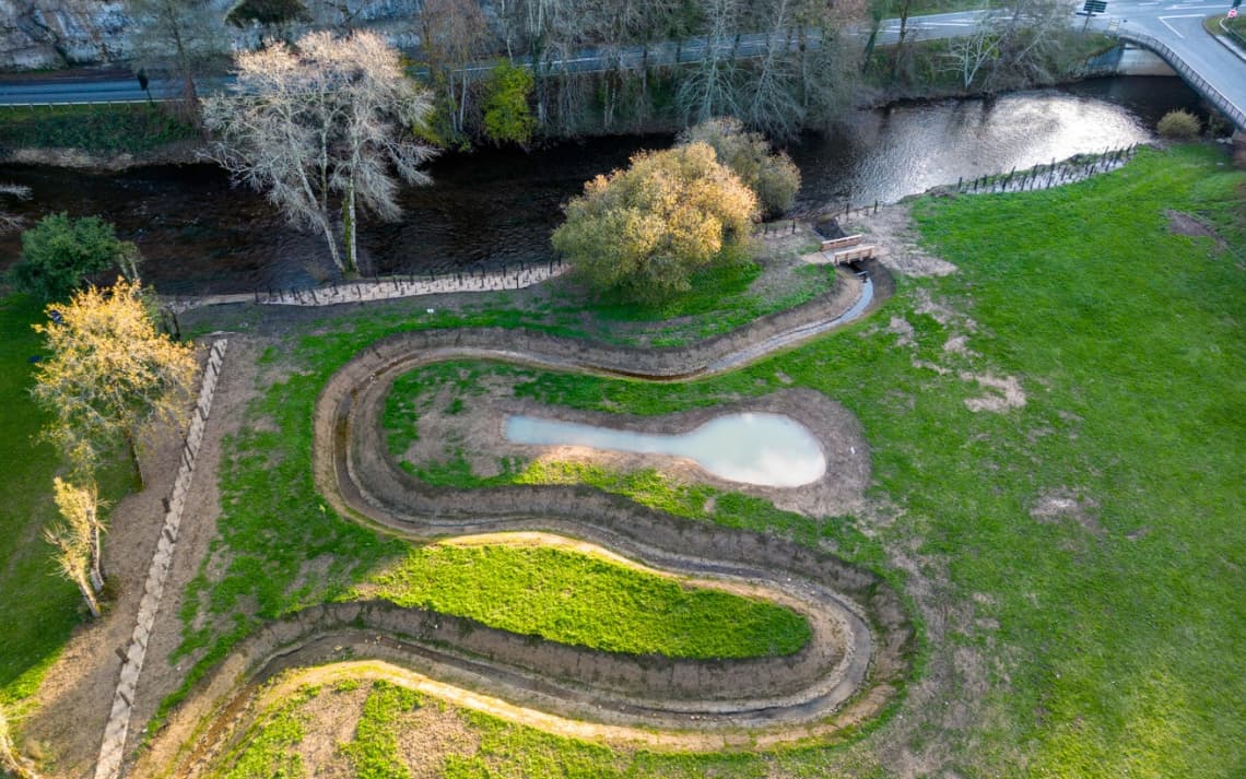 Bourdeilles SRBD 05 - Photo drone après réalisation - Crédits photo : Jean François Tremege