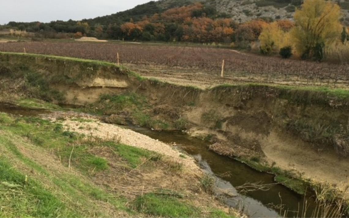 État initial avant les travaux - Crédits photo : EPTB Gardons