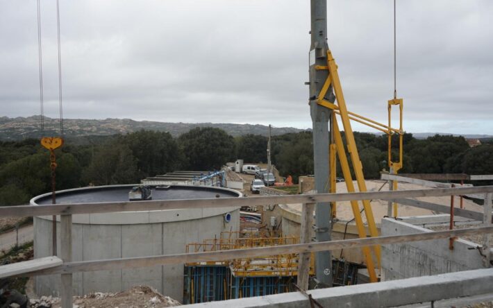 L’usine d’eau potable de la ville de Bonifacio qui entrera en service au mois de mai 2025 - Crédits photo : Banque des Territoires