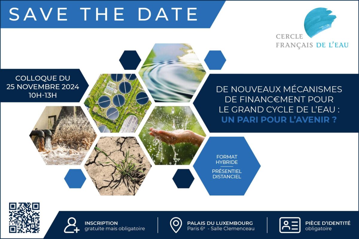 Colloque Cercle Français de l'Eau 2024