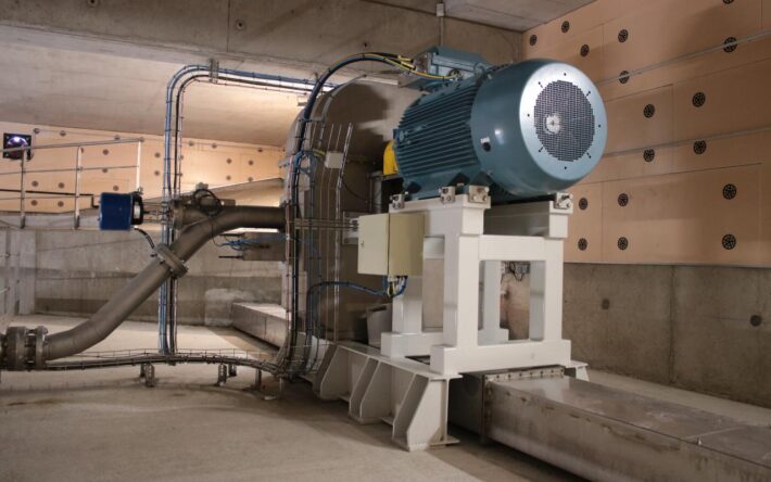 Canalisations au départ du réservoir de Pradelles - Crédits photo : Banque des Territoires