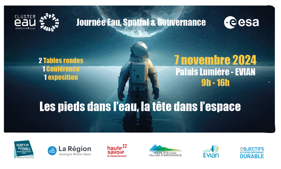 Journée Eau, Espace et Gouvernance : Les pieds dans l’eau, la tête dans l’espace