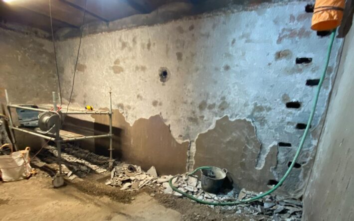 Le chantier a permis de créer  77 mètres cubes de réserve d’eau pour incendie - Crédits photo  : Serge Janus