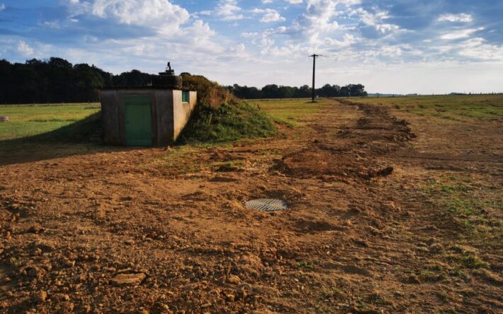 Au total, 12 km de réseau d’eau potable ont été aménagés – Crédits photo : Syndicat Mixte de Production d’eau potable du sud Haute-Marne (SMIPEP)