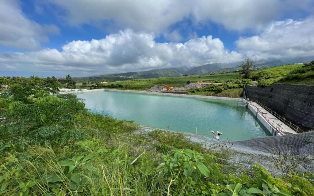 Renforcement de la capacité de stockage d’eau brute sur le site de Dassy (974)