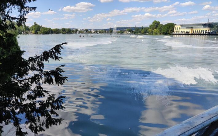 Vue du lac d’Enghien-les-Bains - Crédits photo : SIARE