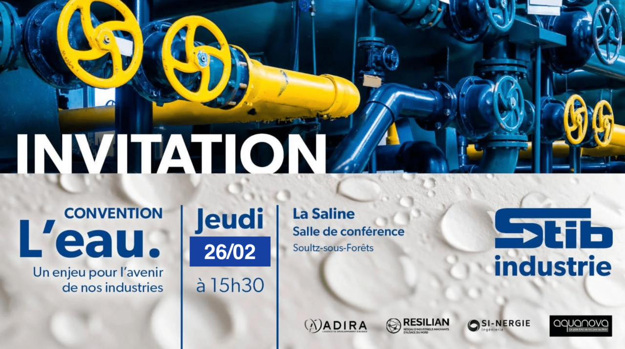 Convention – L’eau, un enjeu pour l’avenir de nos industries
