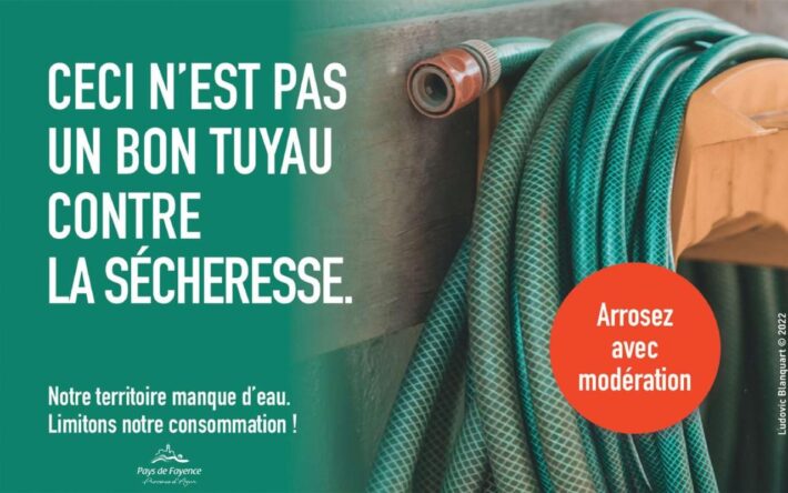 Campagne du Pays de Fayence pour sensibiliser la population à la restriction - Crédits photo : Ludovic Blanquart
