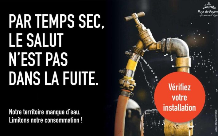 Campagne du Pays de Fayence pour sensibiliser la population à la restriction - Crédits photo : Ludovic Blanquart