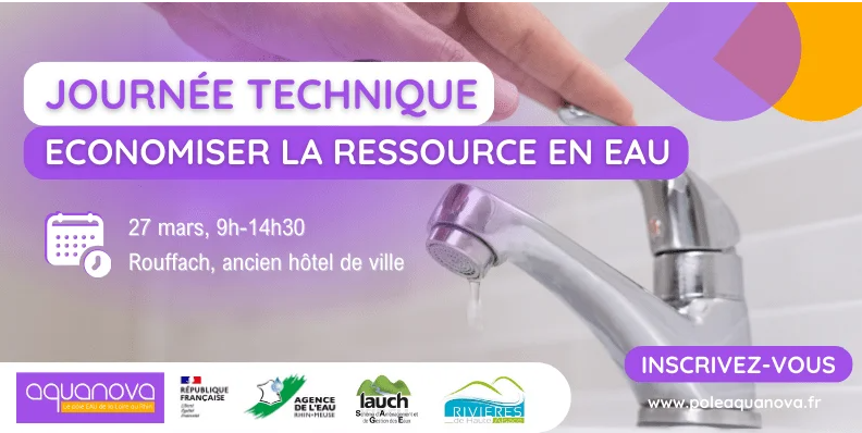 Journée Technique: Économiser la Ressource en Eau