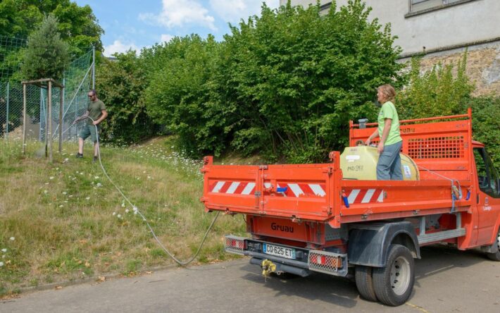 L'eau est ensuite utilisée pour l’arrosage - Crédits photo : Ville de Limoges_Alexis Bernardet